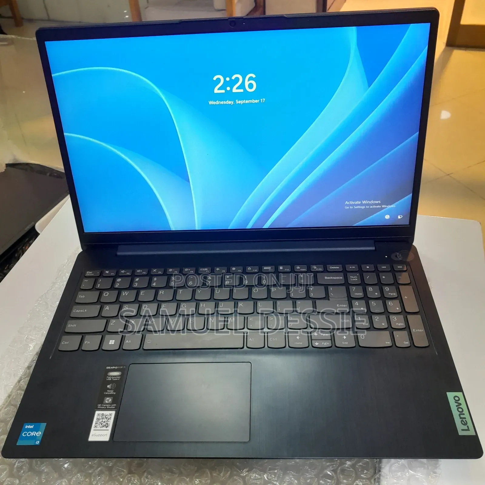 New Laptop Lenovo Ideapad 3 8GB Intel Core I3 SSD 256GB