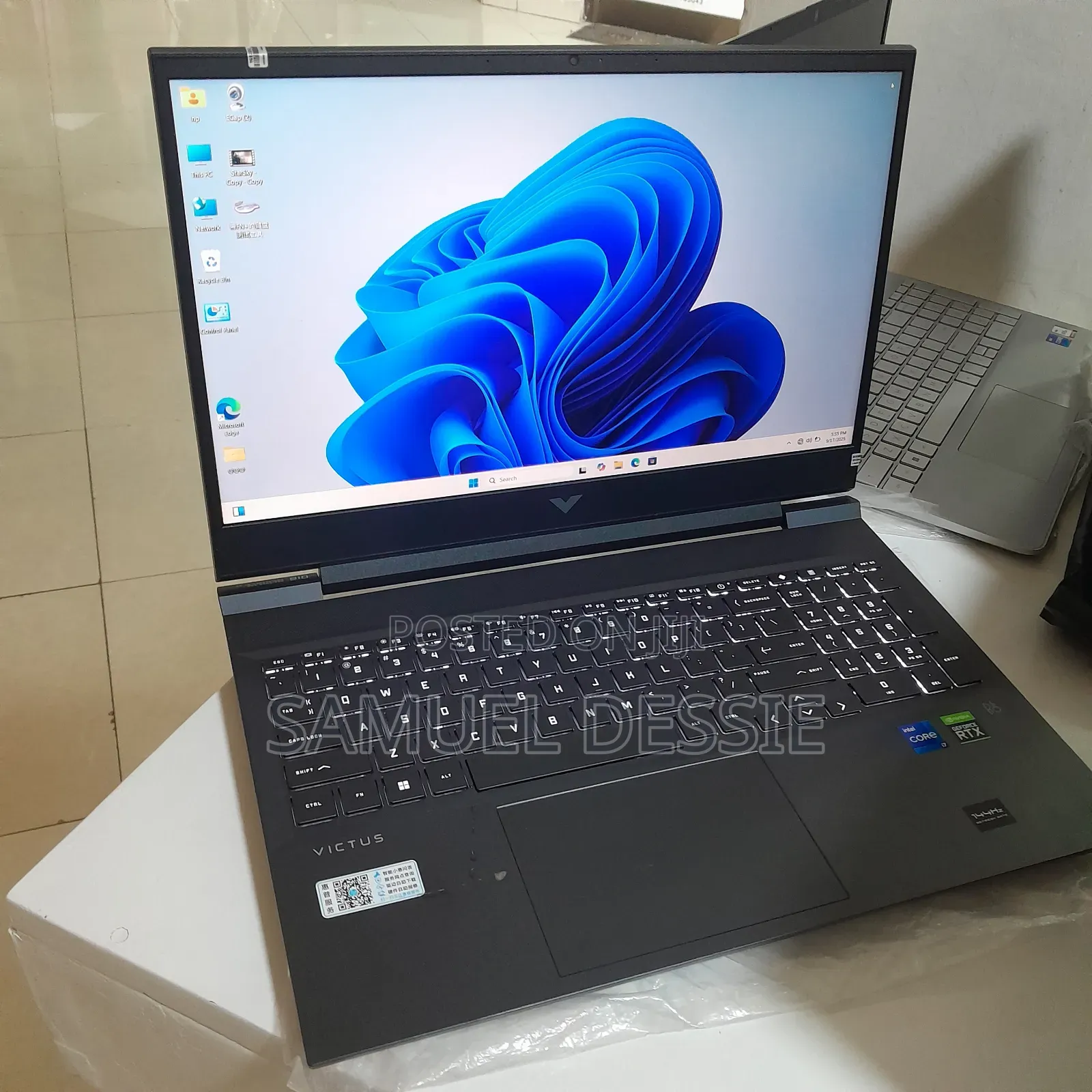 New Laptop HP Victus 16 16GB Intel Core I7 SSD 512GB