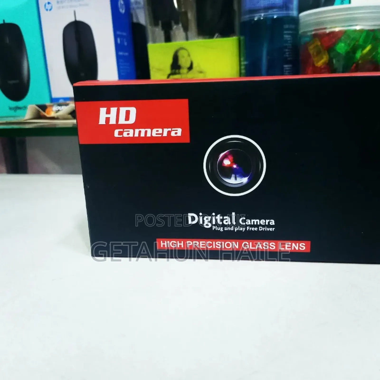Hd Digital Webcam With High Precision Glass Lens (Small With 1080p )