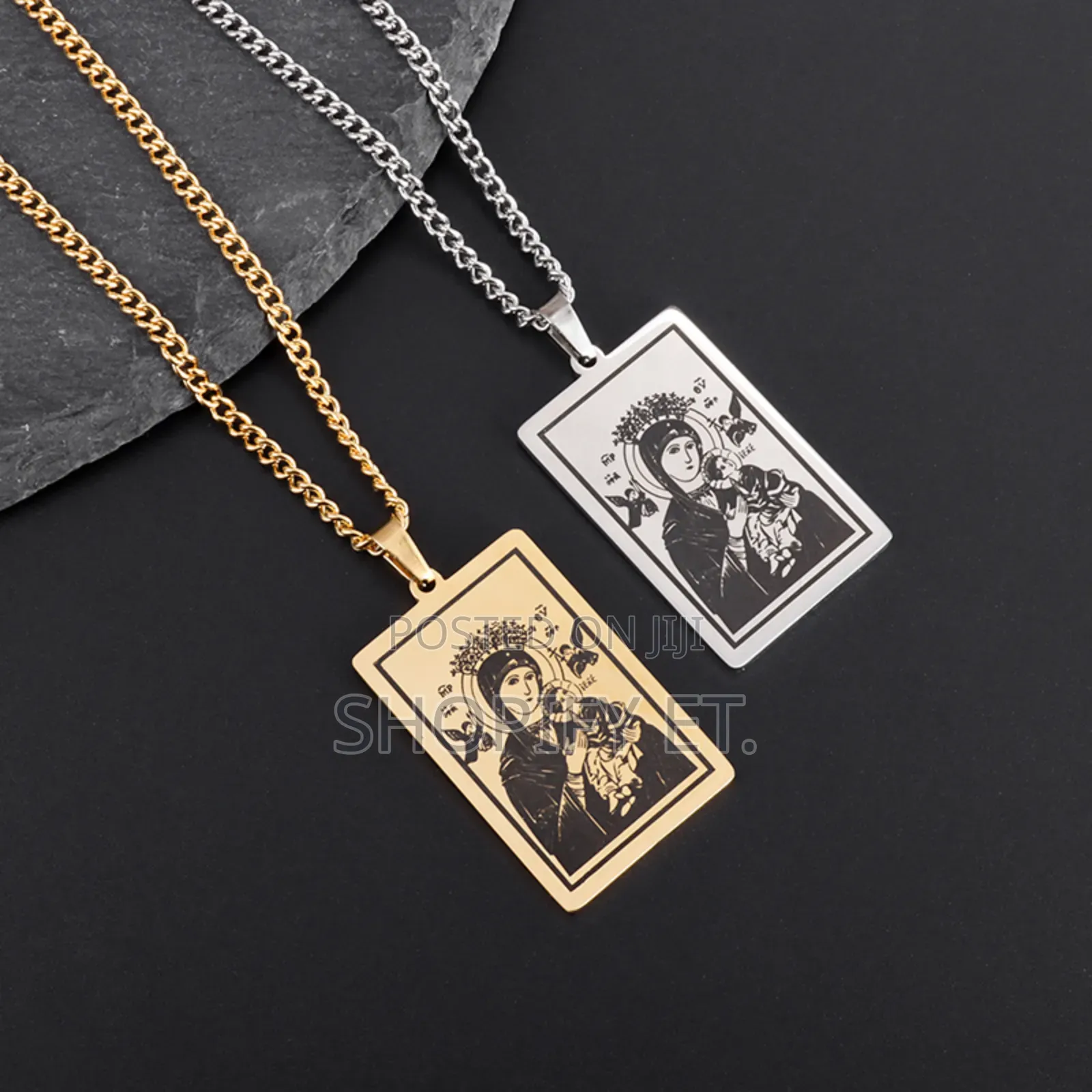 St. Mary's Stainless Steel Necklace