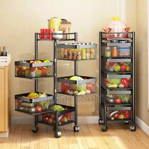 5 Layer Movable Kitchen Storage Rack