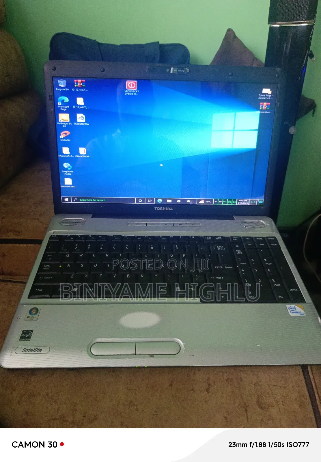 Laptop Toshiba Satellite C665 4GB Intel Core 2 Duo HDD 256GB