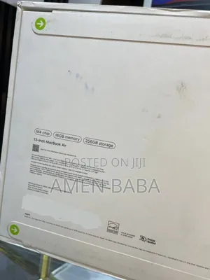 New Laptop Apple MacBook Air 2025 M4 13-Inch 16GB Apple M4 SSD 256GB