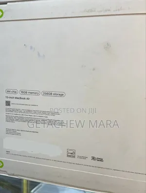 New Laptop Apple MacBook Air 2020 M1 16GB Intel Core I9 SSD 256GB