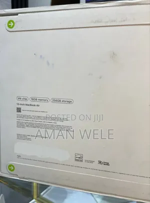 New Laptop Apple MacBook Air 16GB Intel SSD 256GB