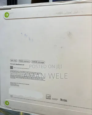 New Laptop Apple MacBook Air 16GB Intel SSD 256GB