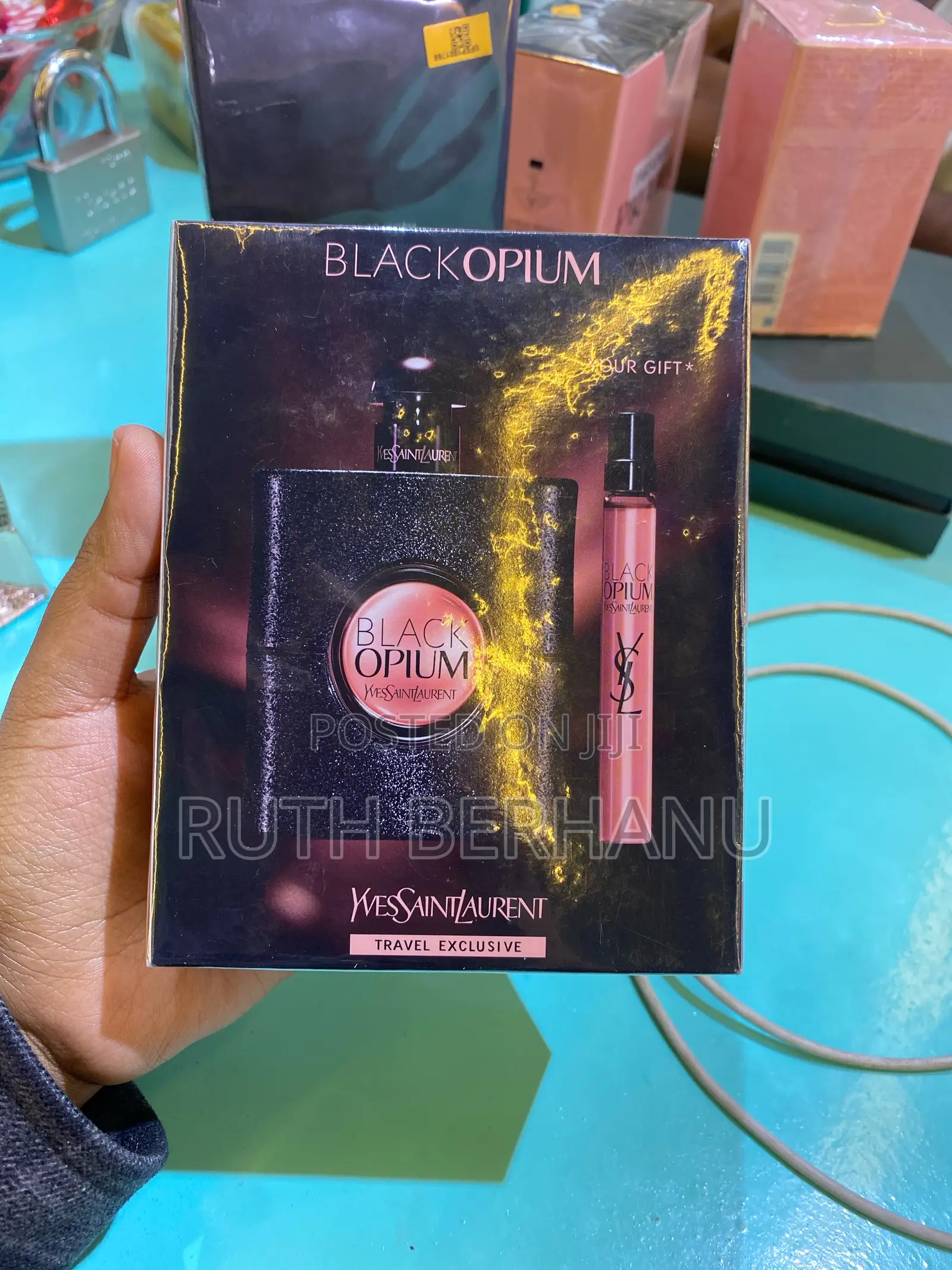 Black Opium With 10ml Travel Size