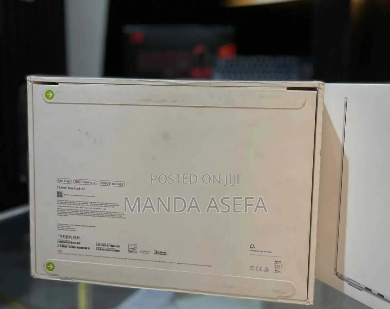 New Laptop Apple MacBook Air 16GB Apple M4 SSD 256GB