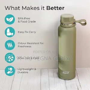 Vacuum Insulated Stainless Steel Thermosteel Bottle – 1200ml