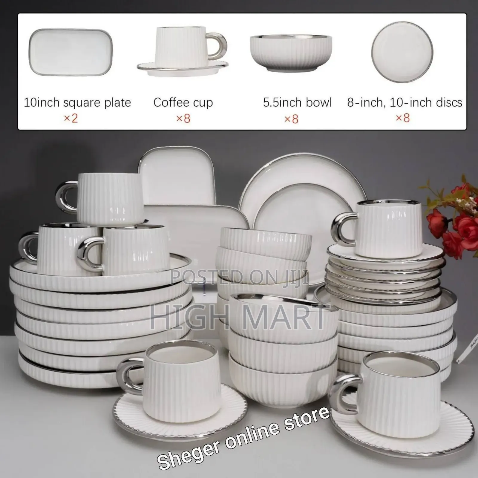 32 PCS Dinner Ceramic Set