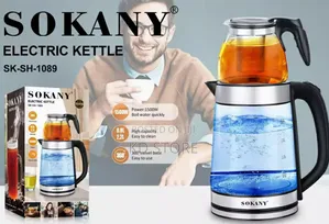 Sokany Tea Maker Electric Kettle + Tea Pot