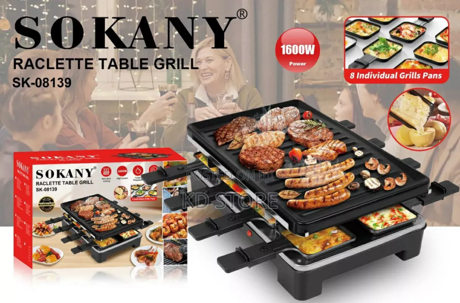 Sokany Raclette Table Grill