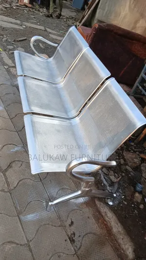 Photo - Strong and Quality Metal 3 Seater Chair