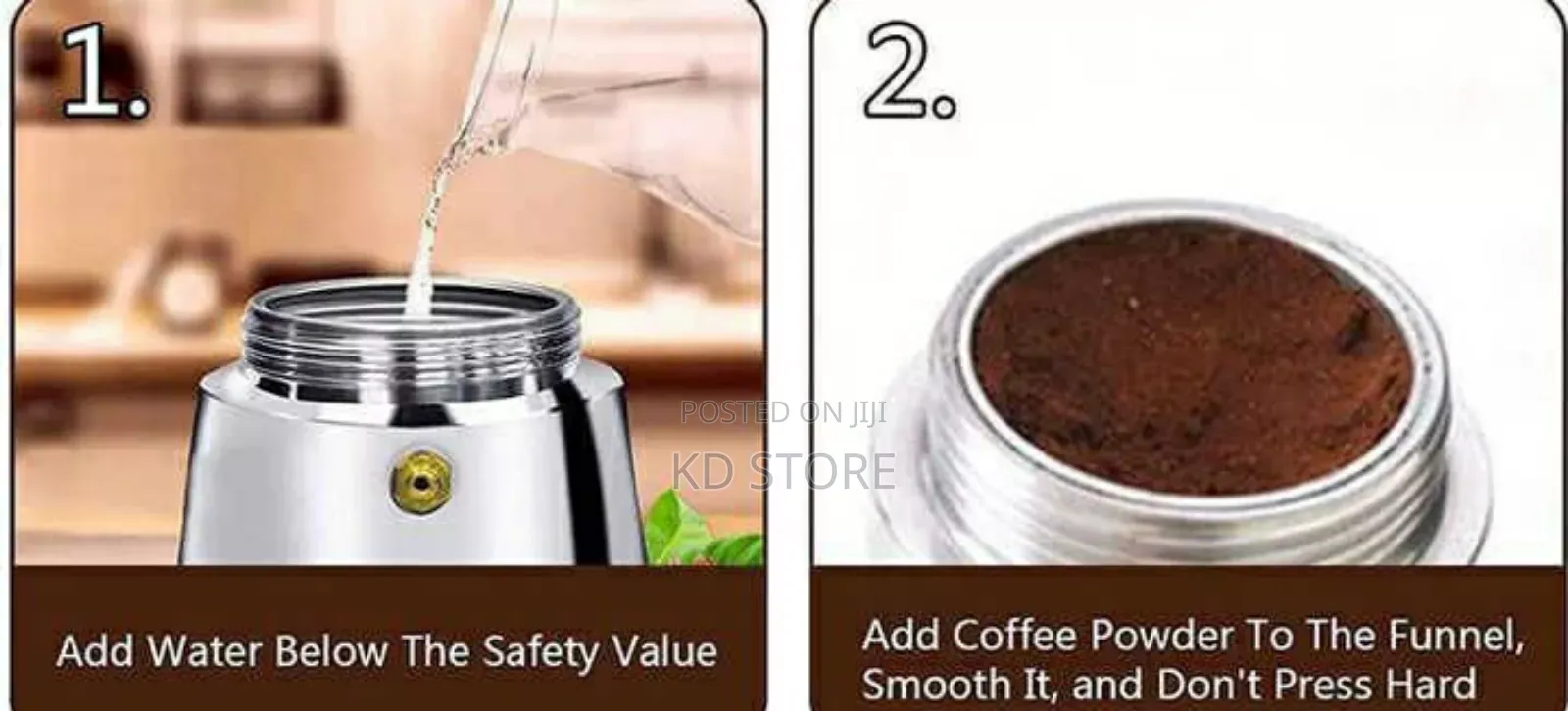 Stainless Steel Espresso Maker