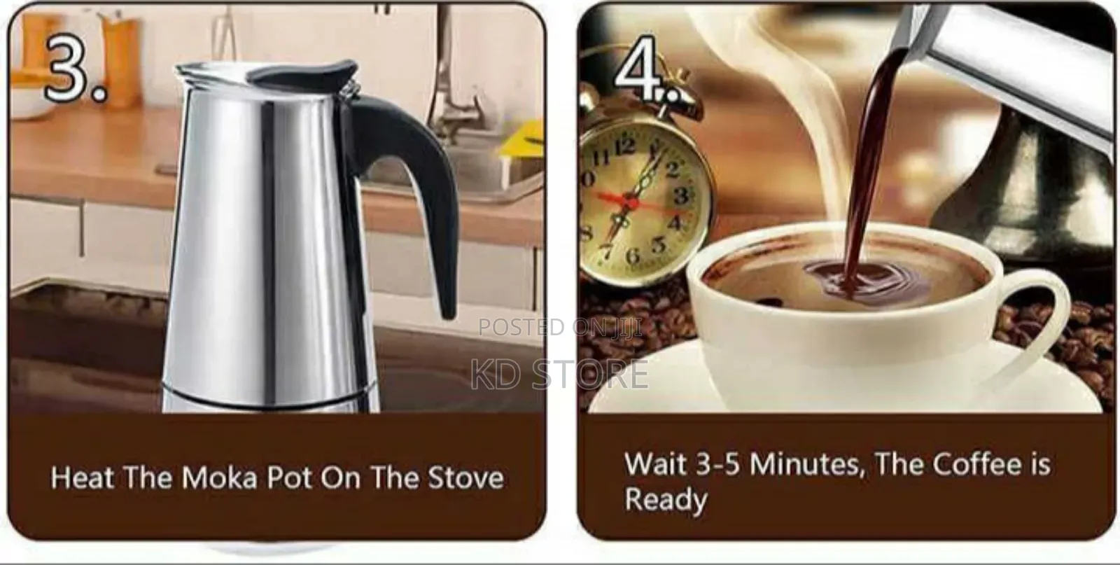 Stainless Steel Espresso Maker