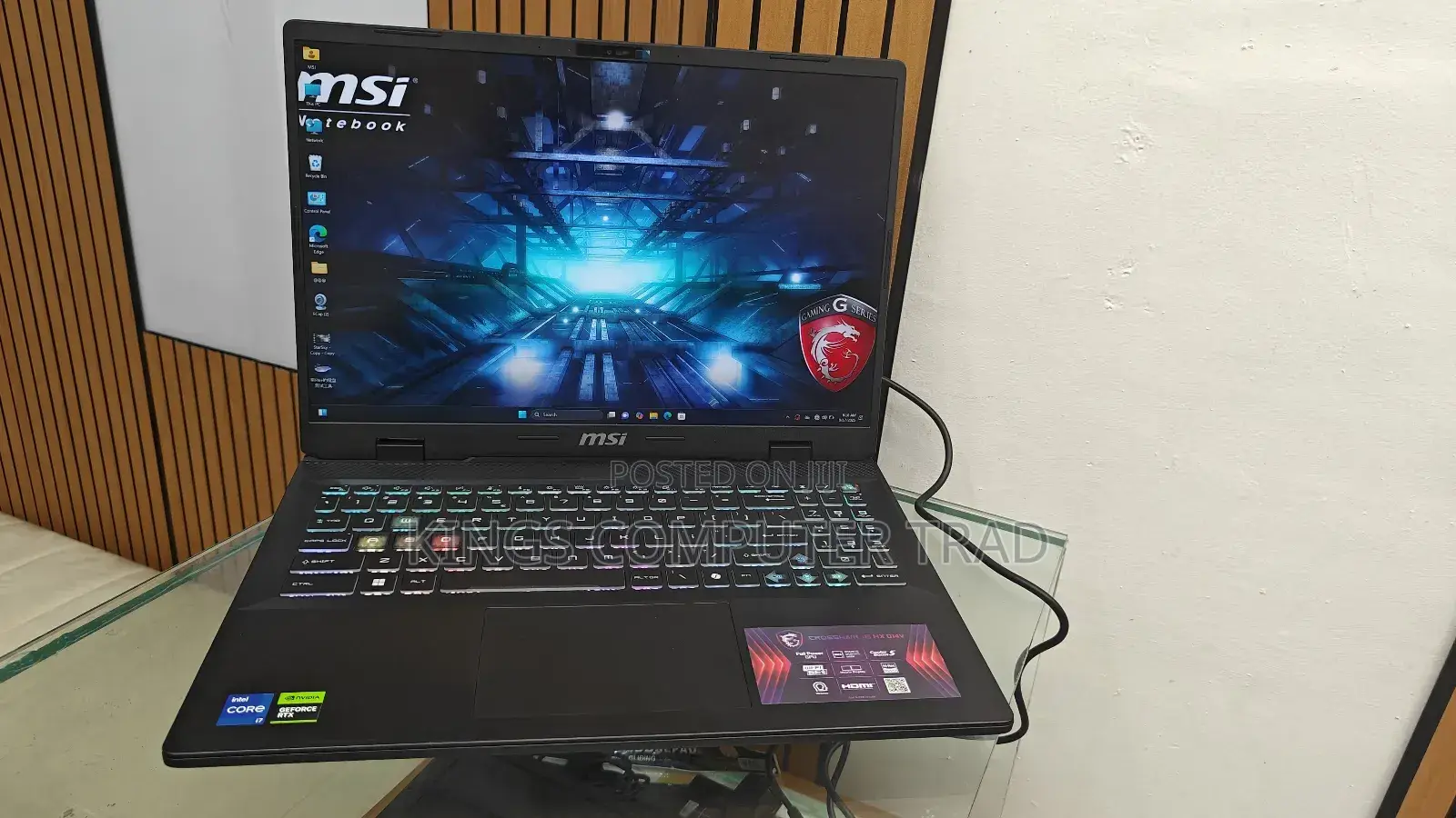 New Laptop MSI Crosshair 17 16GB Intel Core i7 SSD 1T