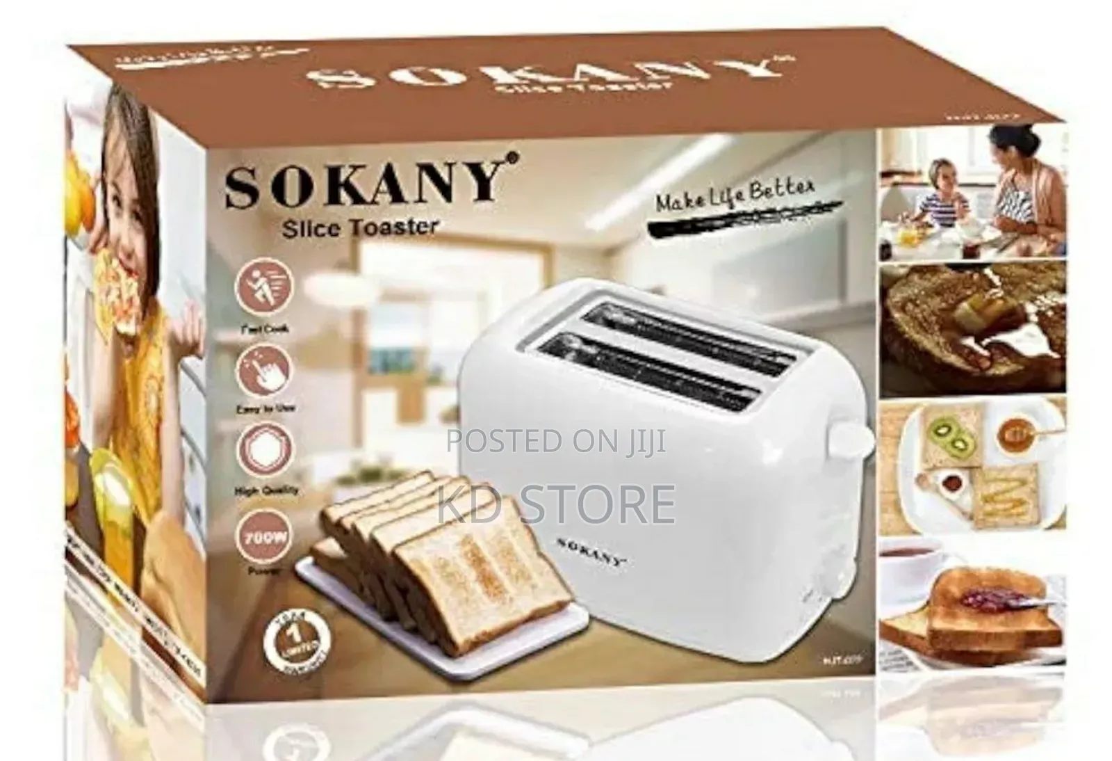 Sokany Slice Bread Toaster