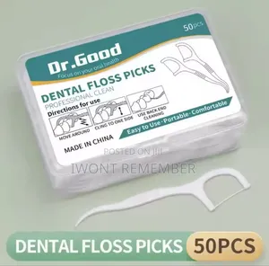 50 PCS Dental Floss Sticks Oral Care Tools