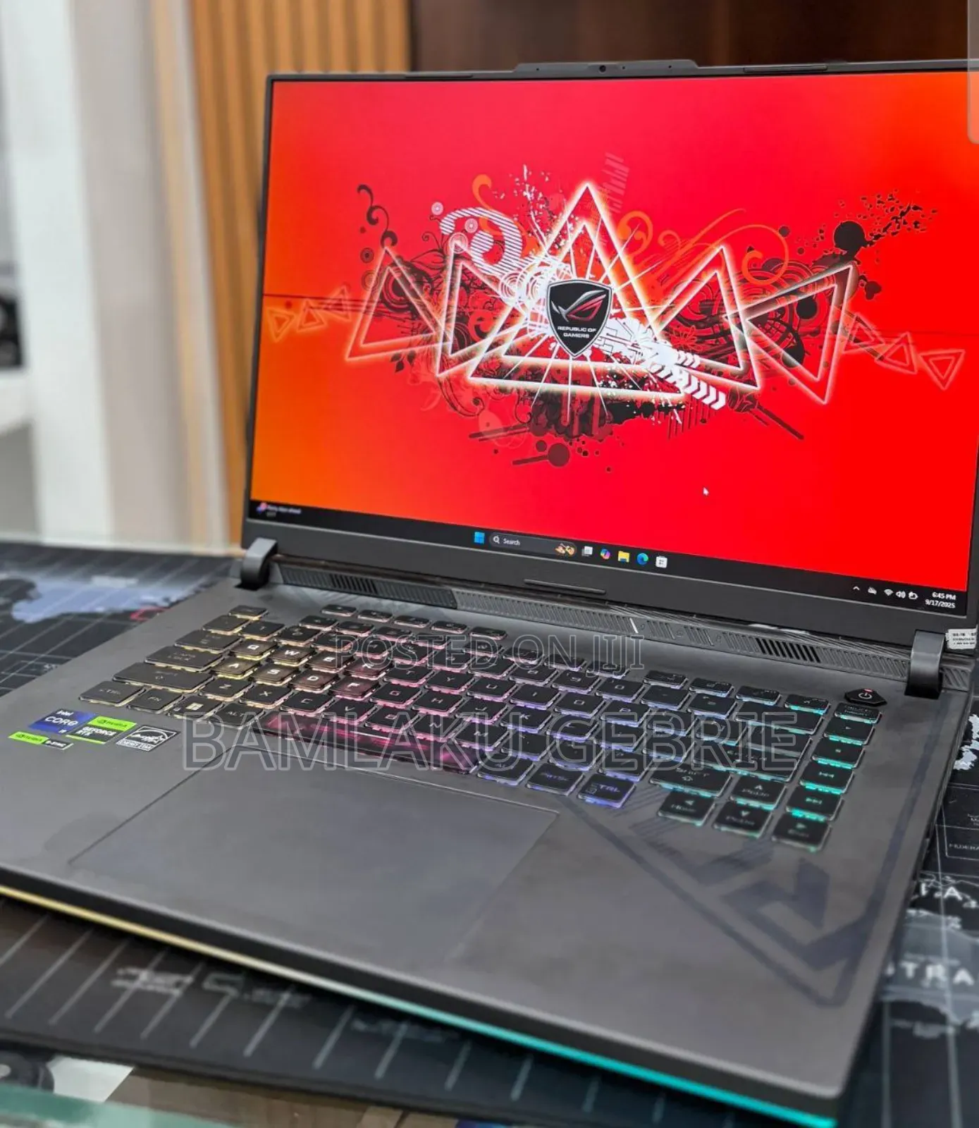 New Laptop Asus ROG Strix G15 16GB Intel Core I9 SSD 1T