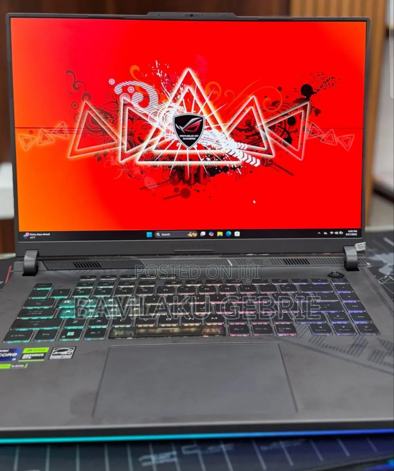 New Laptop Asus ROG Strix G15 16GB Intel Core I9 SSD 1T