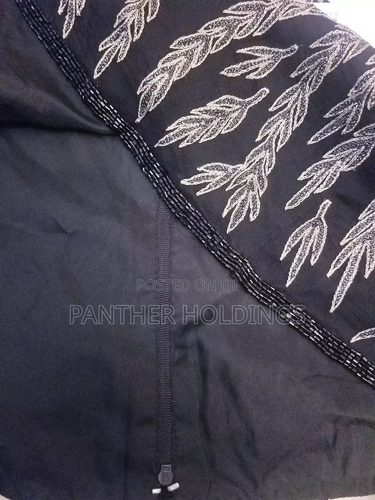 Papell Boutique Womens Top 2x Evening Metallic Embroidered Silk Top