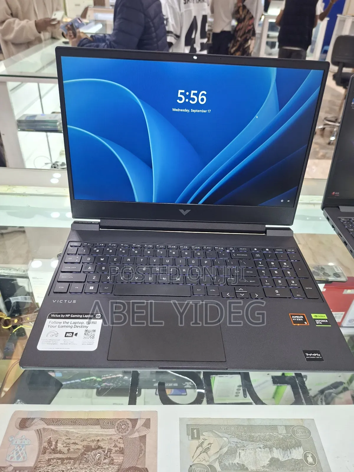 New Laptop HP Victus 15 32GB AMD Ryzen 5 SSD 1T
