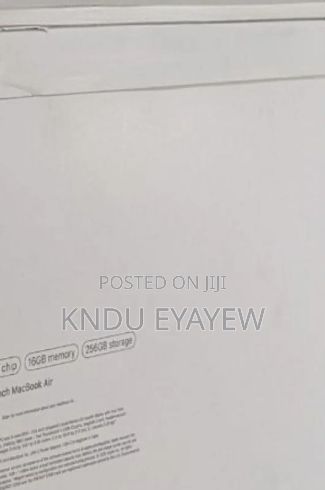 New Laptop Apple MacBook 16GB Apple M4 SSD 256GB