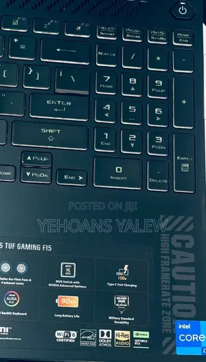 New Laptop Asus TUF Dash F15 16GB Intel Core I7 SSD 512GB