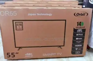 Orbit 55 Inch Tv Smart Android 14.0 New 2025 Model Tv