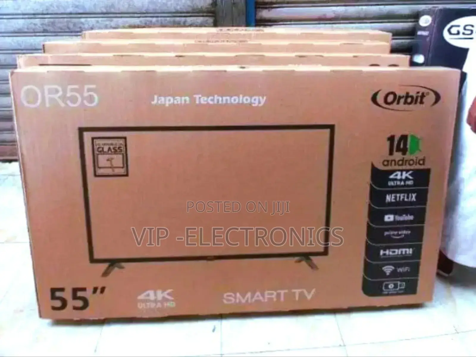 Orbit 55 Inch Tv Smart Android 14.0 New 2025 Model Tv