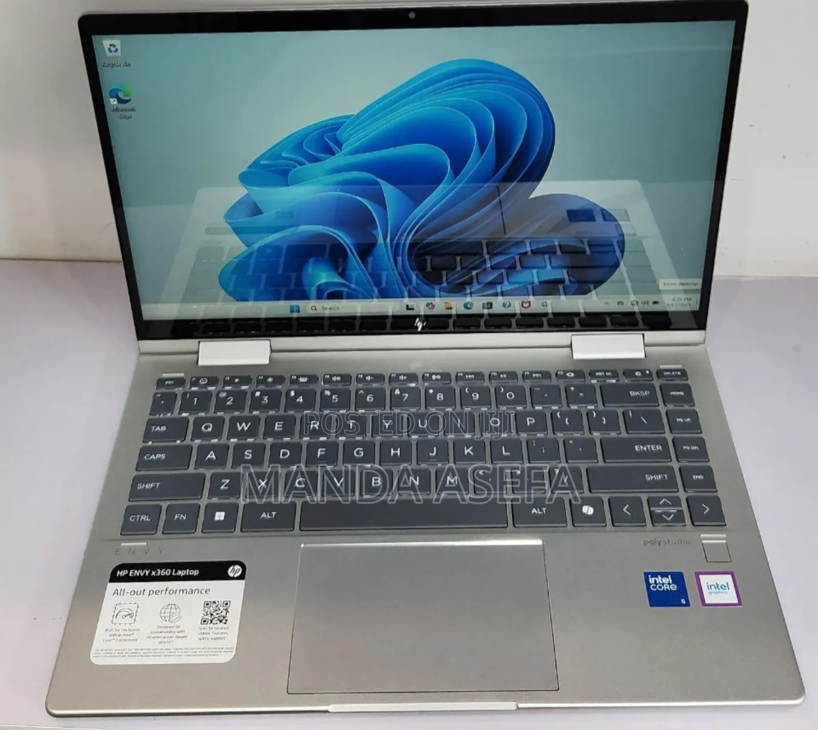 New Laptop HP Envy X360 8GB Intel Core Ultra 5 SSD 512GB