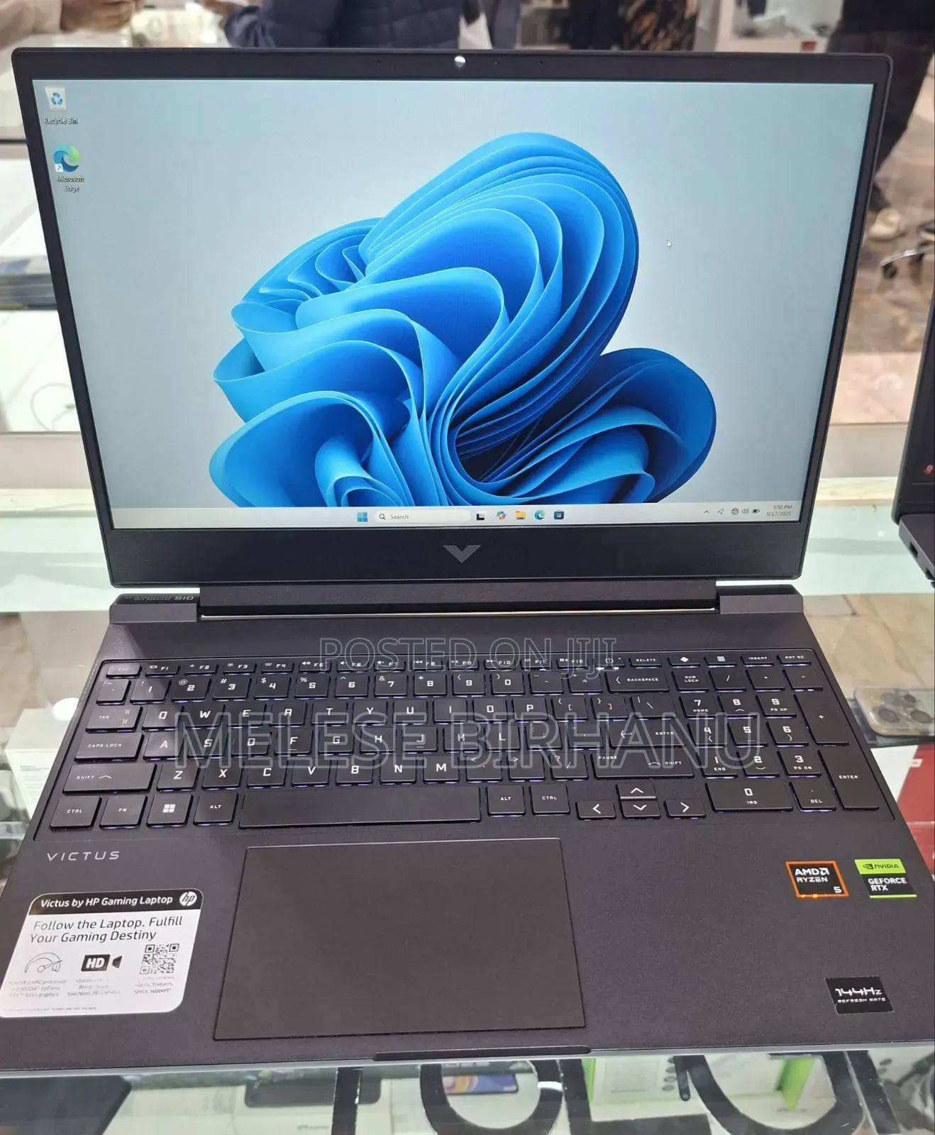 New Laptop HP Victus 15 32GB AMD Ryzen 5 SSD 1T