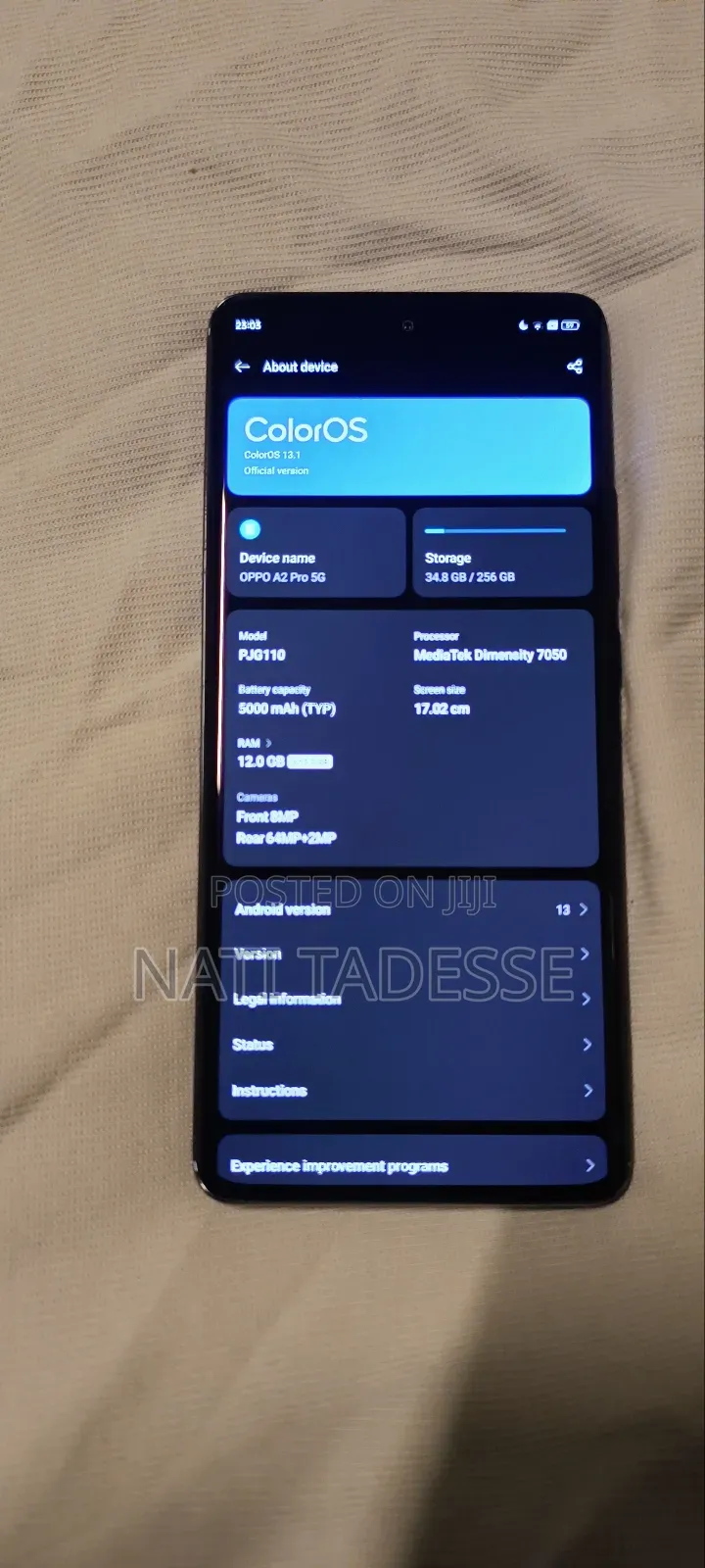 New Oppo A2 Pro 256 GB Bronze