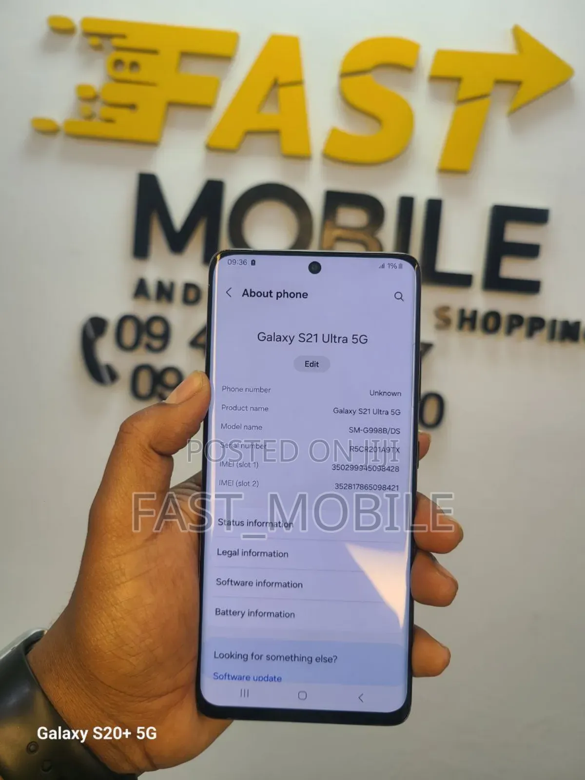 New Samsung Galaxy S21 Ultra 5G 128 GB Black