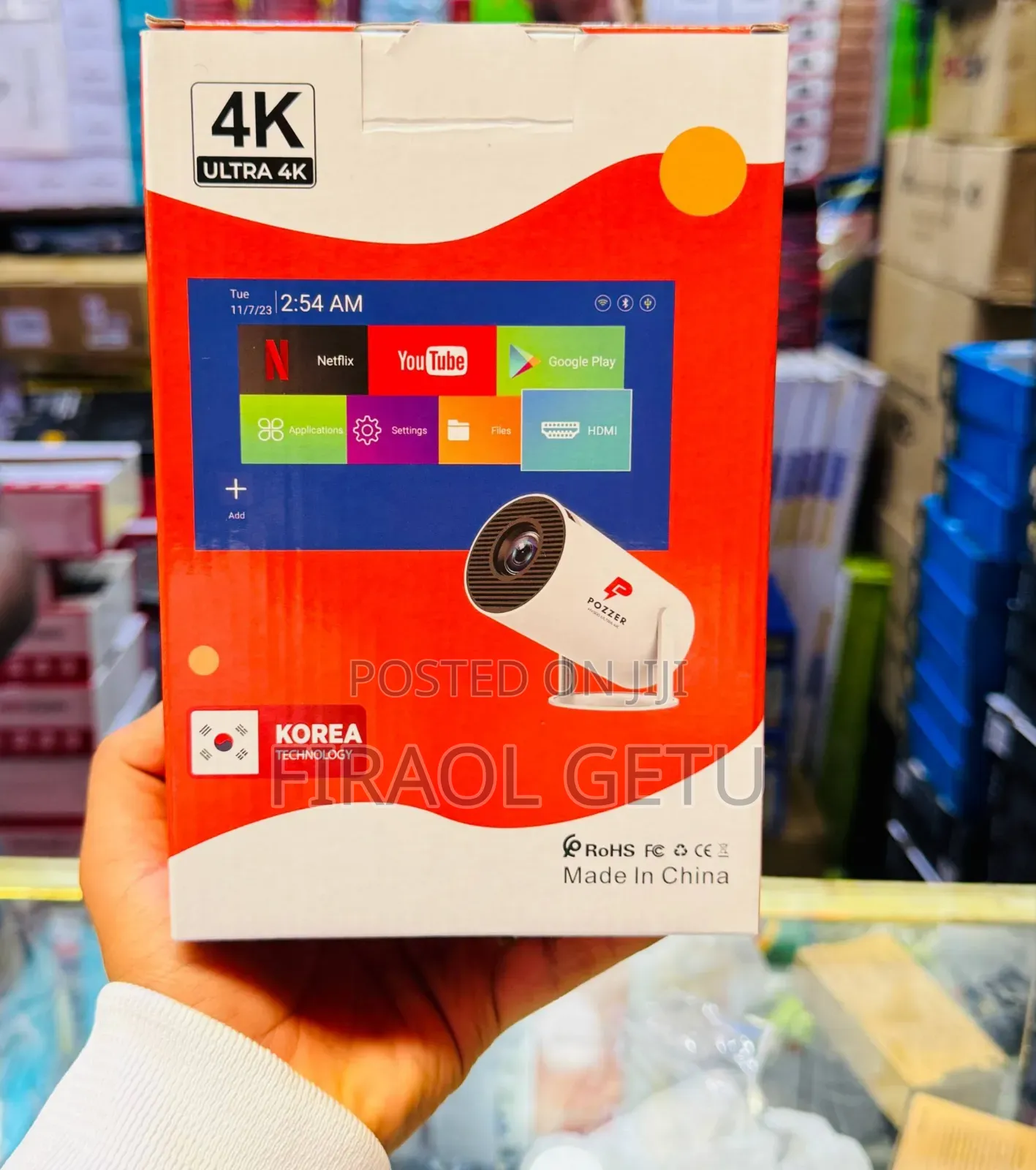 Hy300 Portable Mini Projector Hd Smart Projector