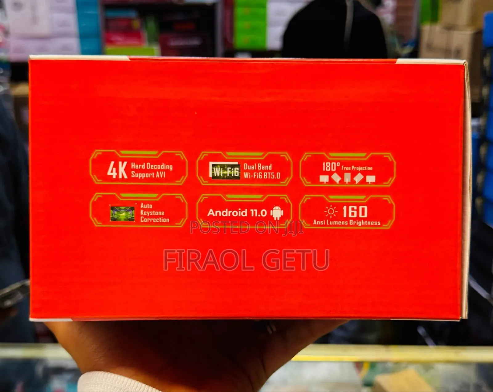 Hy300 Portable Mini Projector Hd Smart Projector