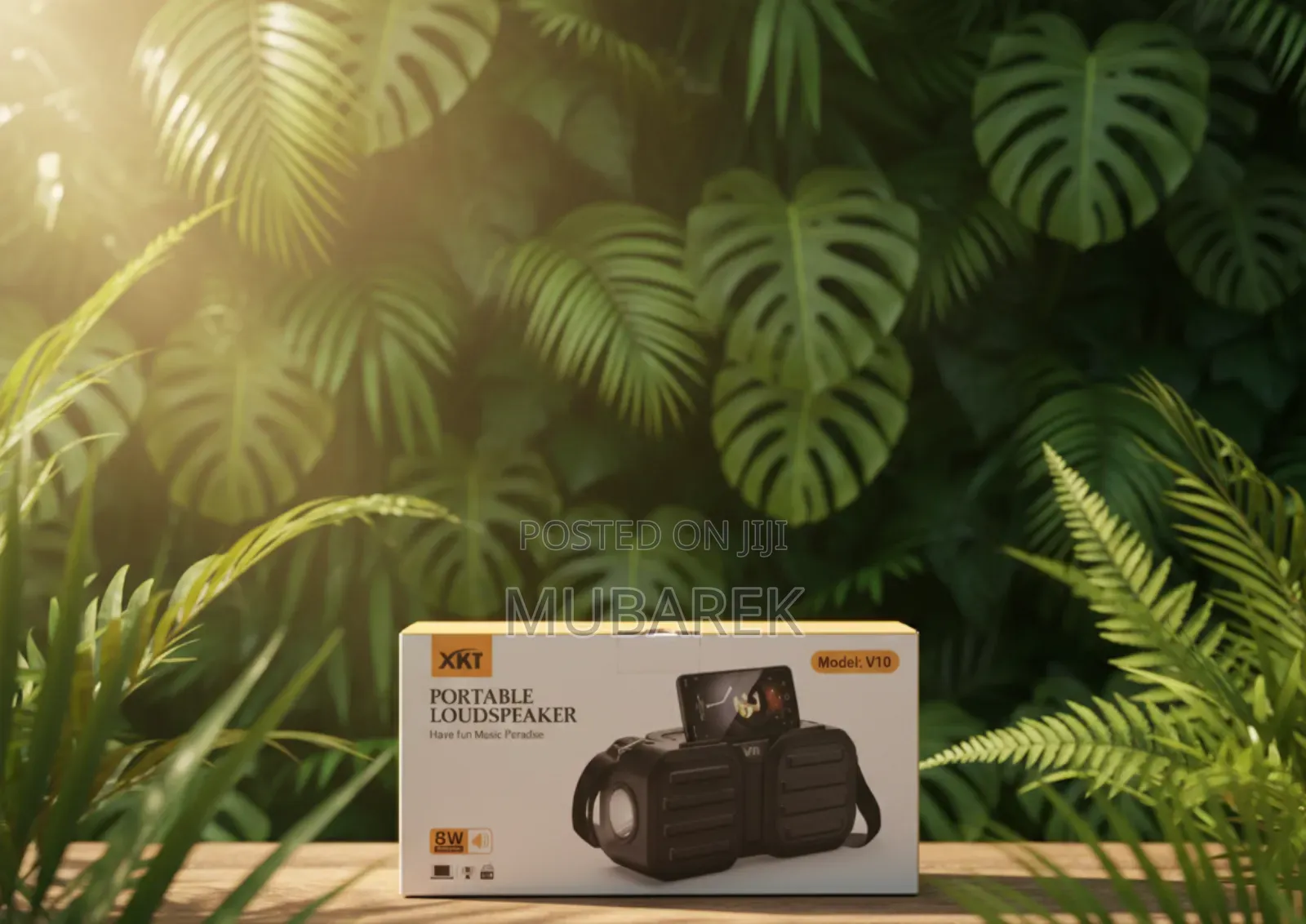 XKT Solar Speaker With Rich Bass Output