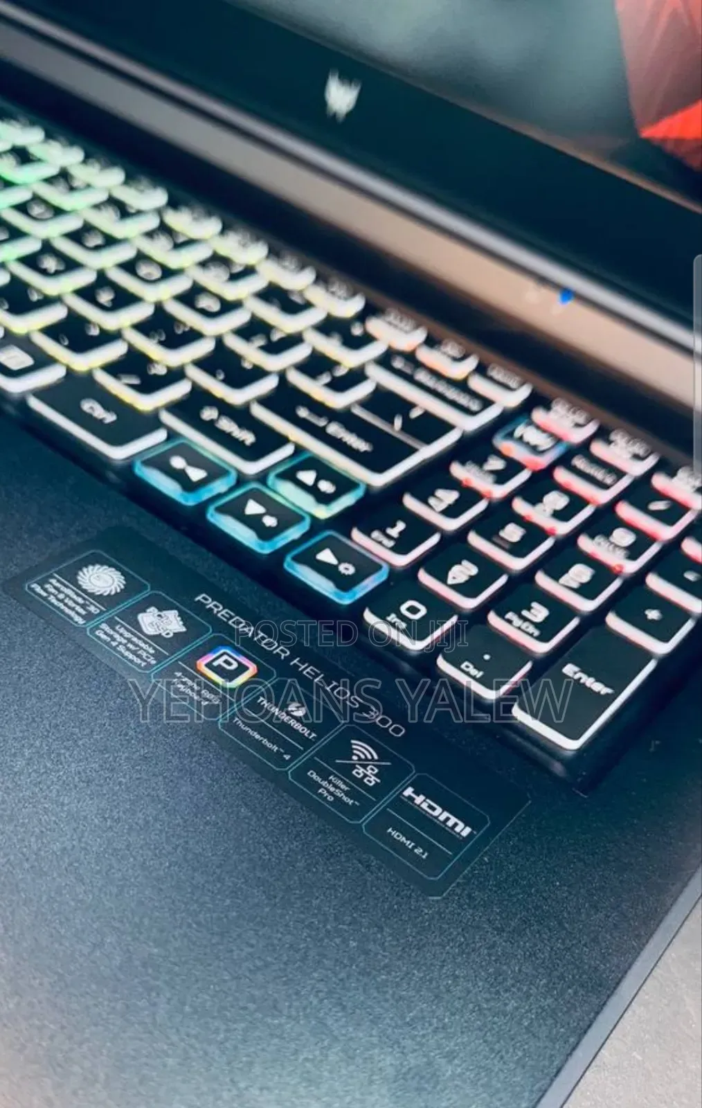 New Laptop Acer Predator 17 X 16GB Intel Core i9 SSD 1T