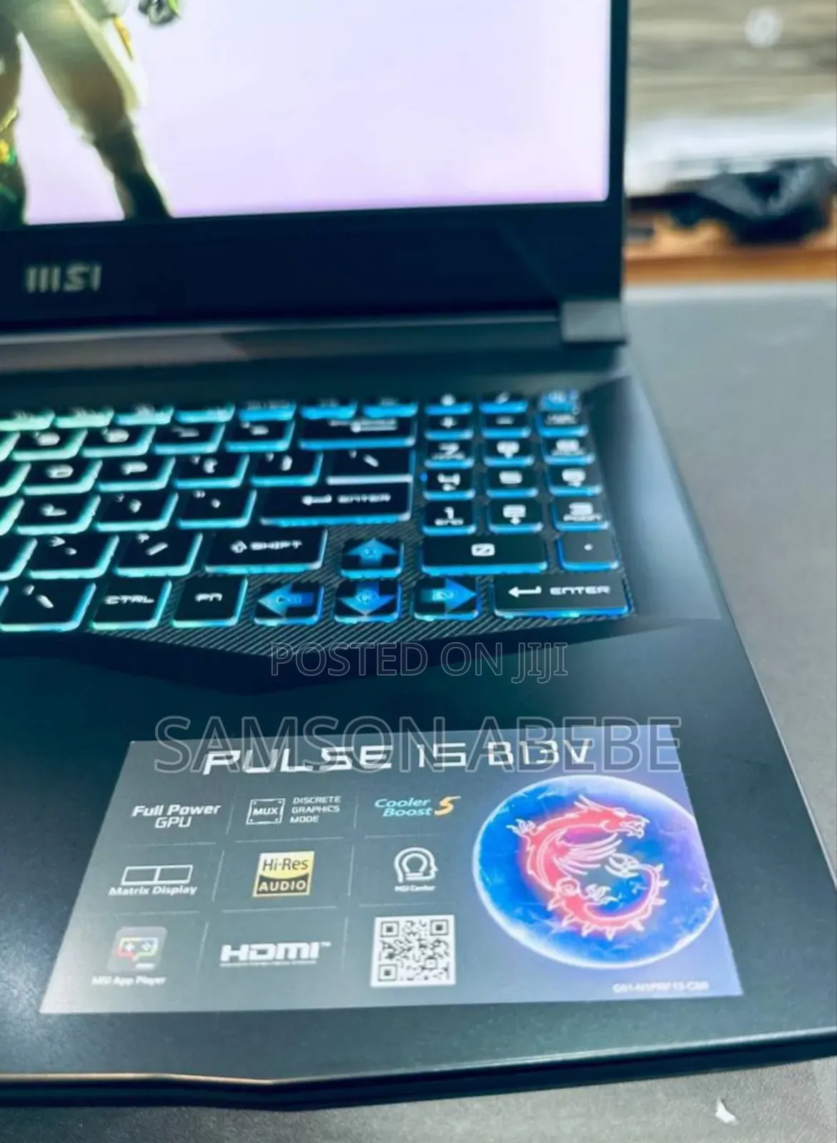 New Laptop MSI Pulse GL66 16GB Intel Core I7 SSD 1T