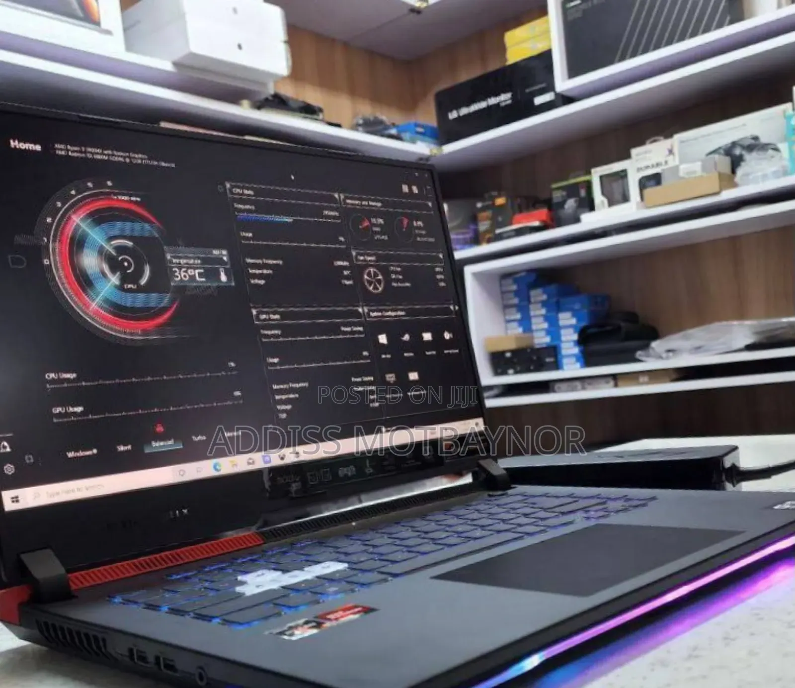 New Laptop Asus ROG Strix G15 16GB Intel Core I7 SSD 512GB