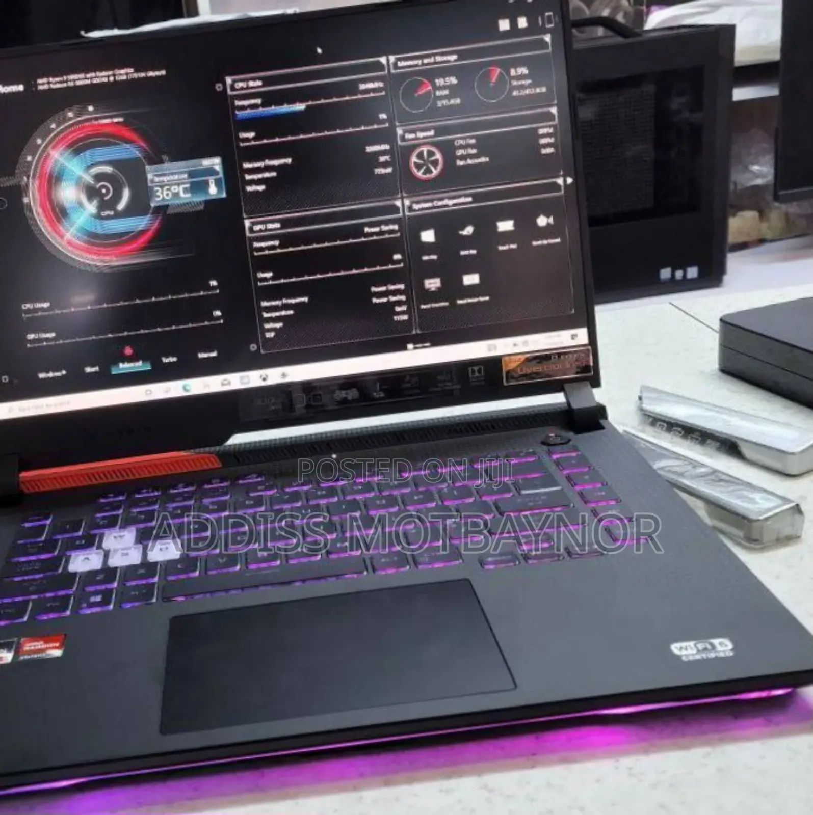 New Laptop Asus ROG Strix G15 16GB Intel Core I7 SSD 512GB