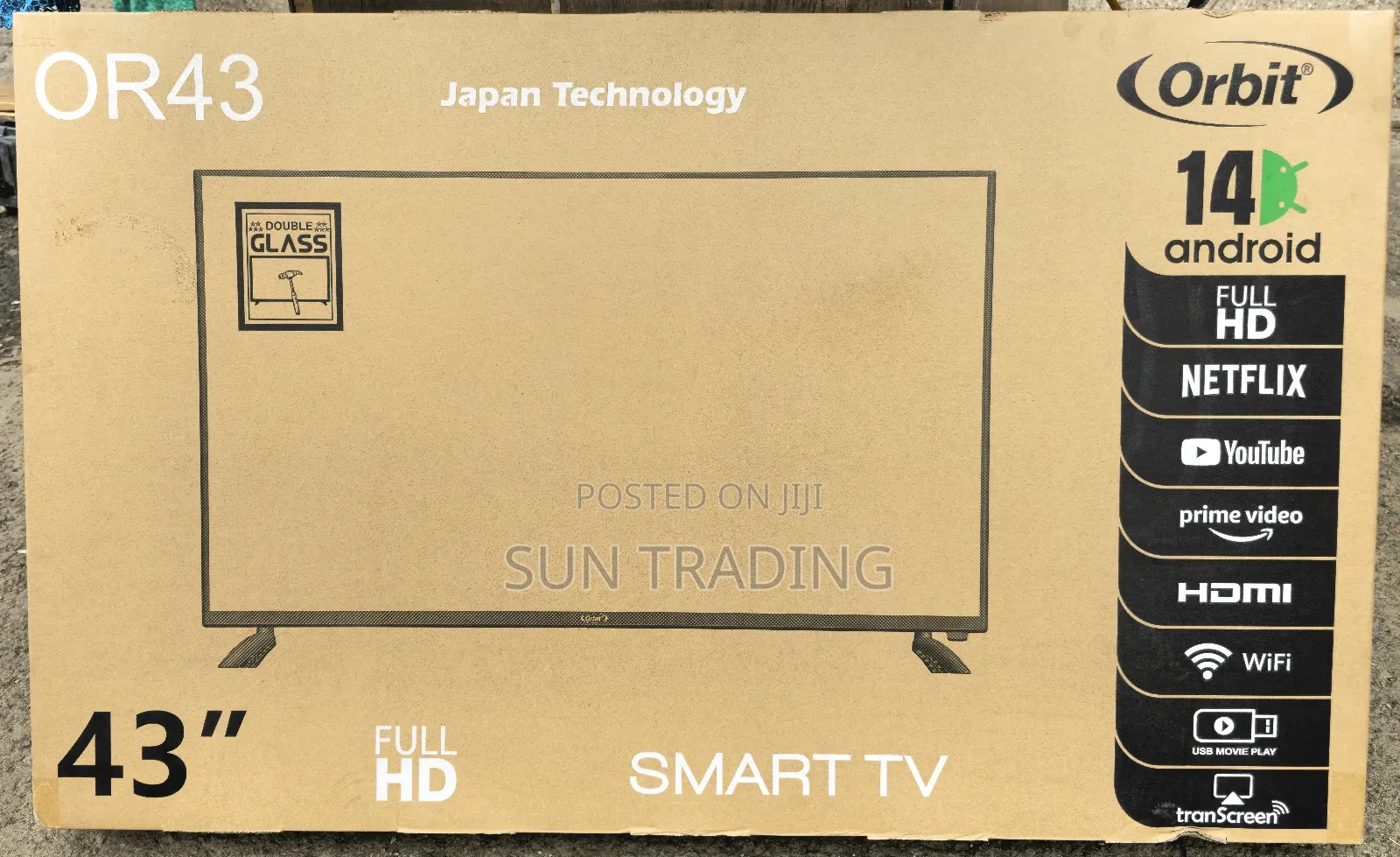 Orbit 43" Smart Full Hd Television | Android 14