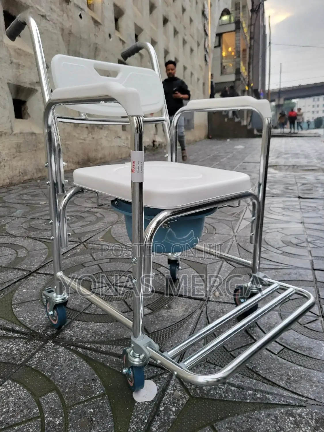 Toilet Chair柔፹waterproof Lightweight Design~耳the Aluminum Frame