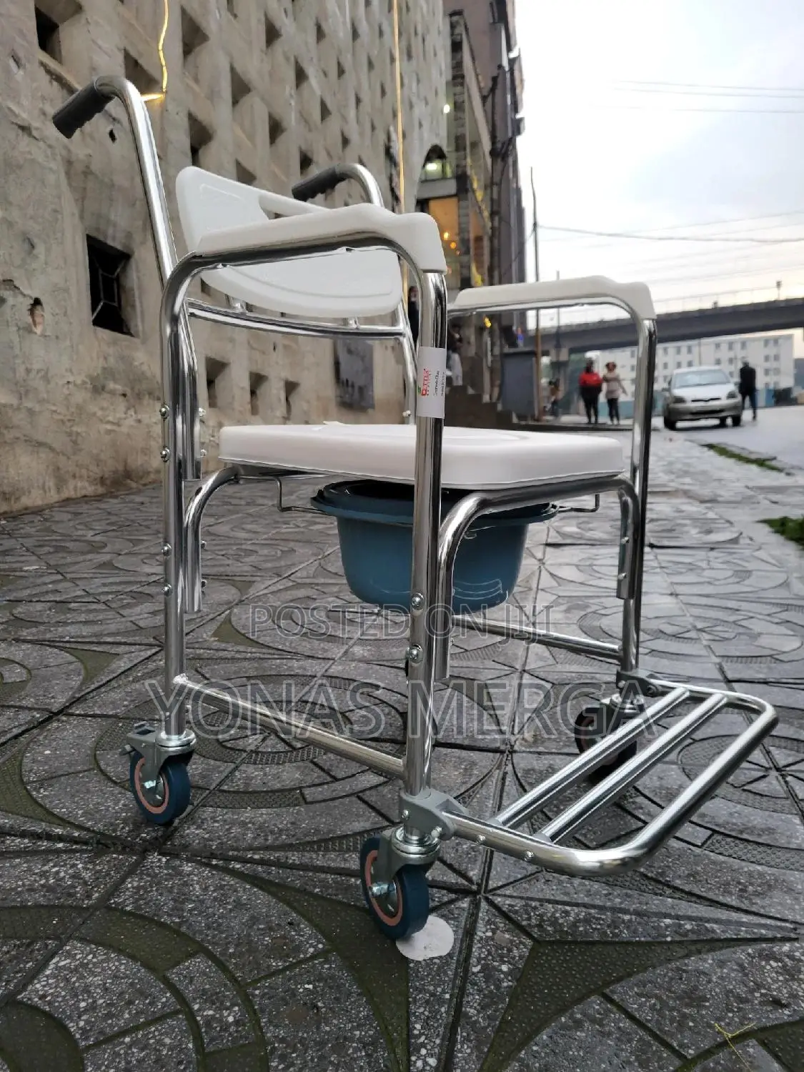 Shower Toilet Chair Wheels幽፬commode Chair爾፪rotating Wheel With Brake