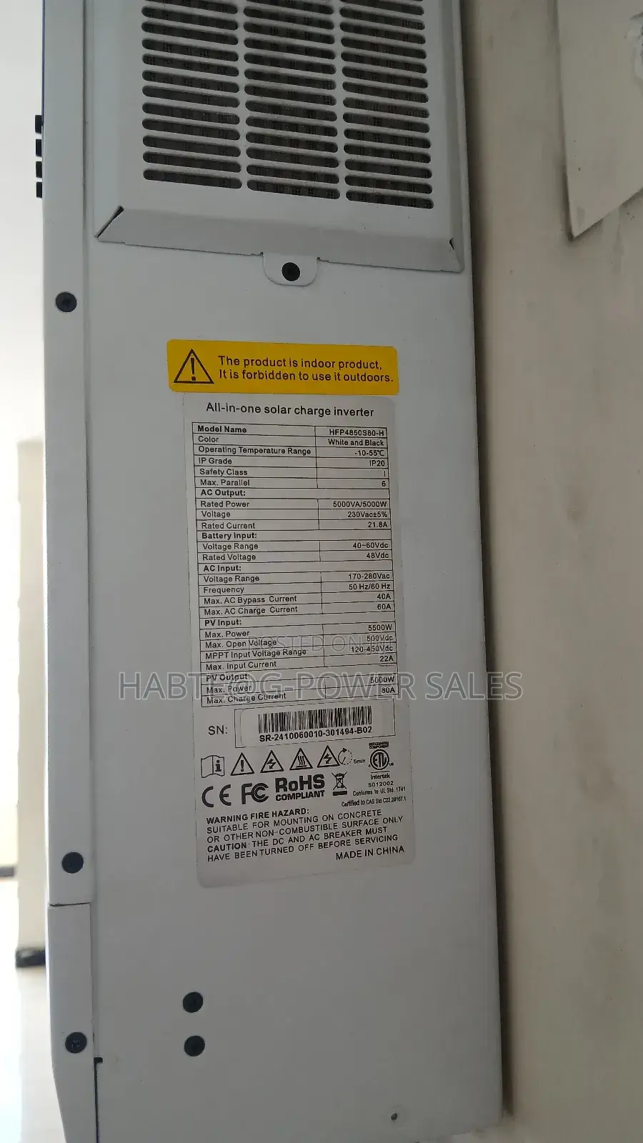 5kva Solar Inverter | Pure Sine Wave | Free Installation