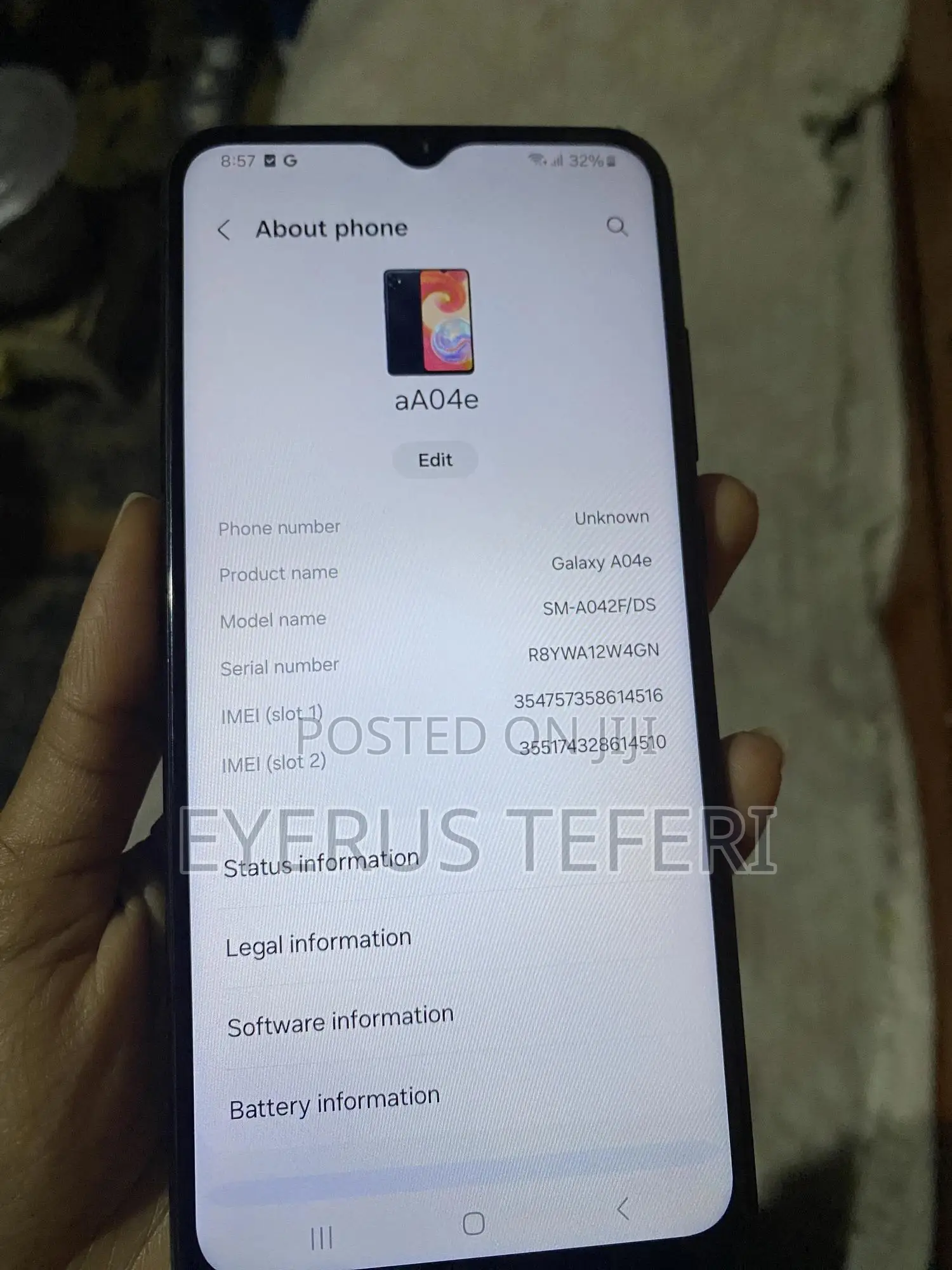 Samsung Galaxy A04e 32 GB Black