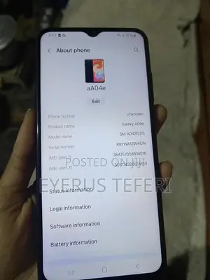 Photo - Samsung Galaxy A04e 32 GB Black