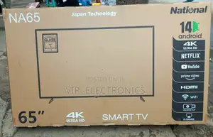 National 65 Inch Smart Android 14.0 New 2025 New Products