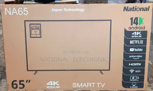 National 65 Inch Smart Android 14.0 New 2025 New Products