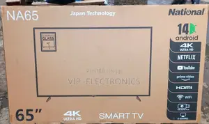 National 65 Inch Smart Android 14.0 New 2025 New Products